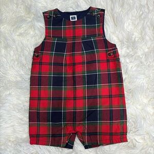 Janie and Jack NWT red blue romper onesie size 3-6 months